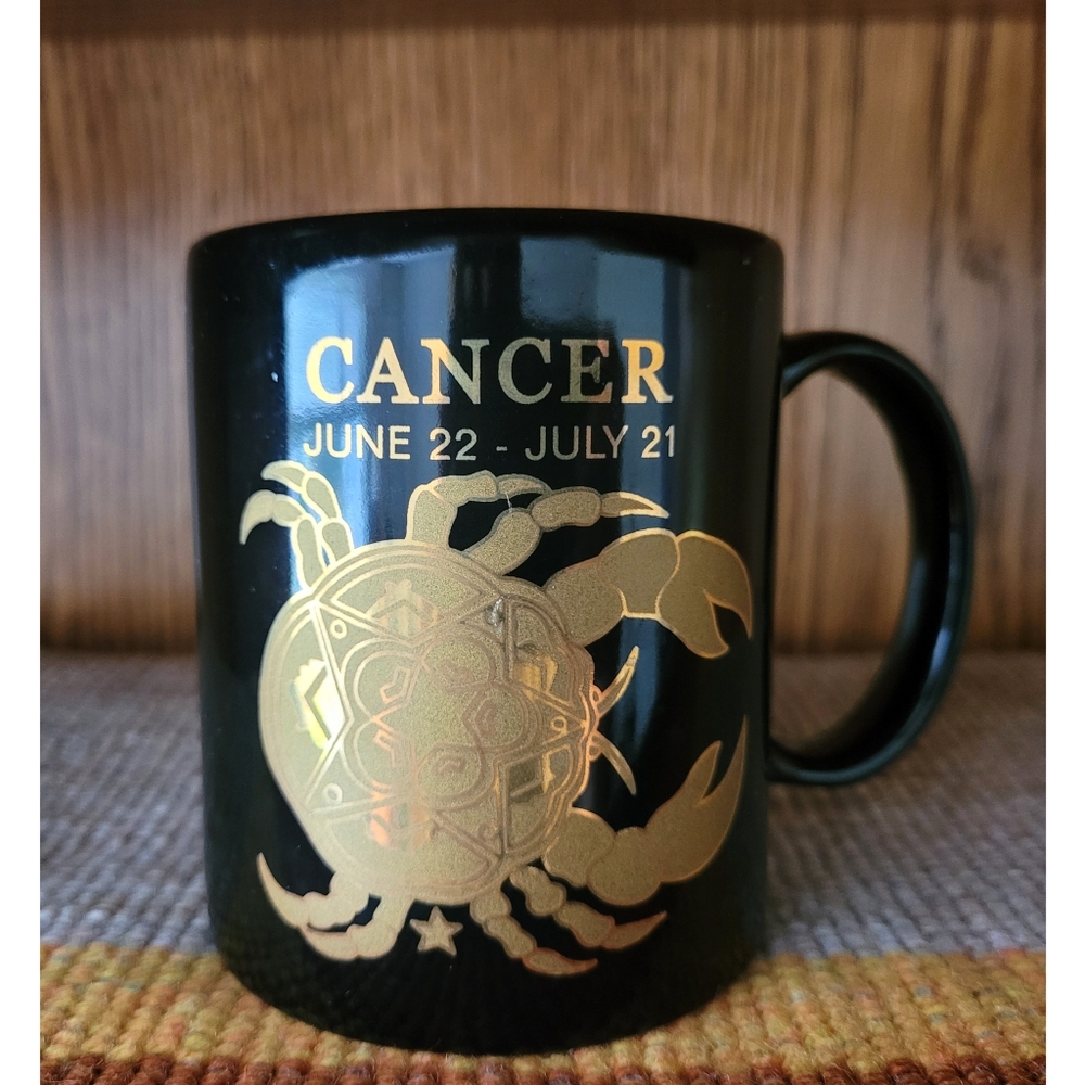 Vintage Cancer Astrology Mug